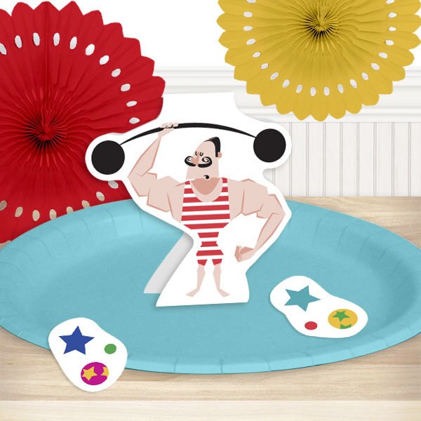 Birthday Direct's Circus Carnival Party DIY Table Decoration