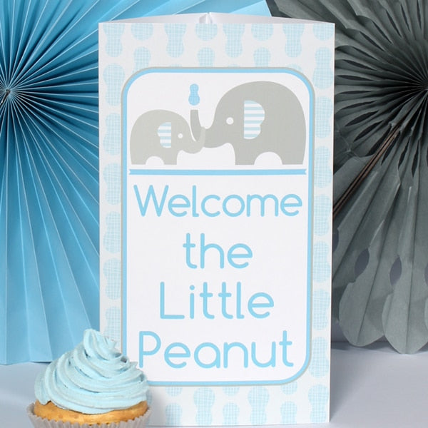 Birthday Direct's Little Peanut Baby Shower Blue Tall Centerpiece
