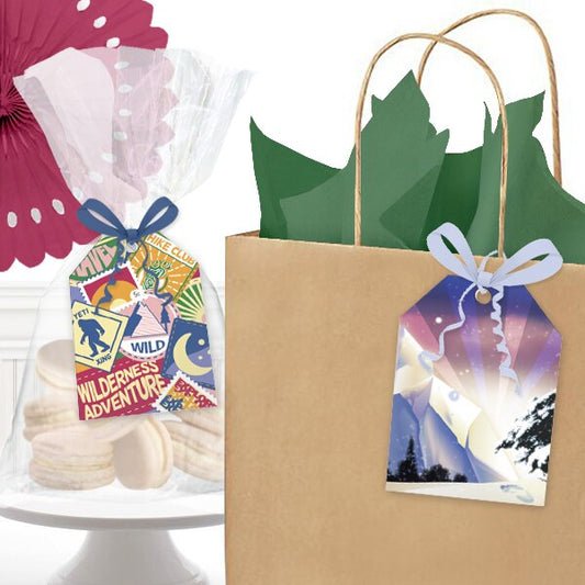 Birthday Direct's Mountain Bigfoot Party Favor Tags