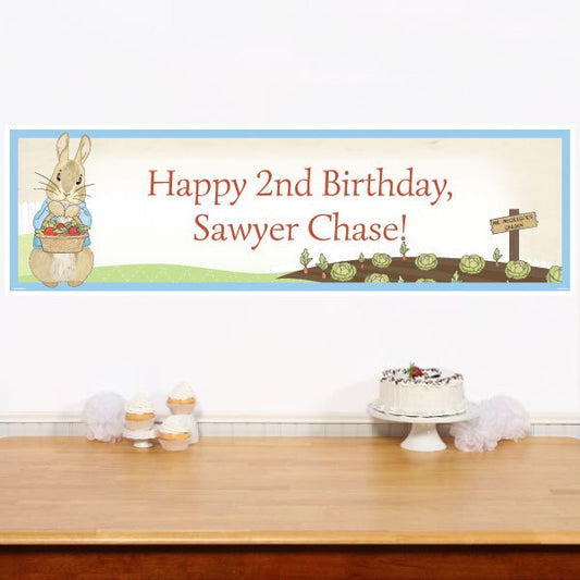 Birthday Direct's Peter Rabbit Party Custom Banner
