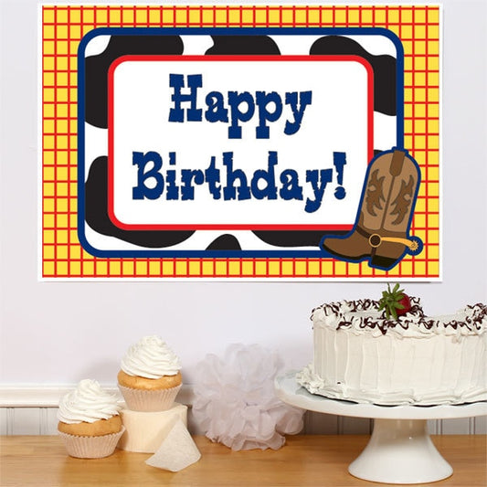 Toy Birthday Sign, 8.5x11 Printable PDF Digital Download by Birthday Direct
