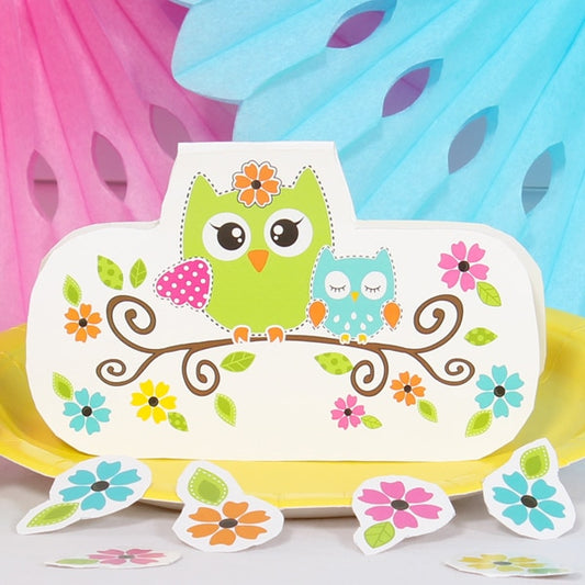 Birthday Direct's Little Owl Baby Shower DIY Table Decoration