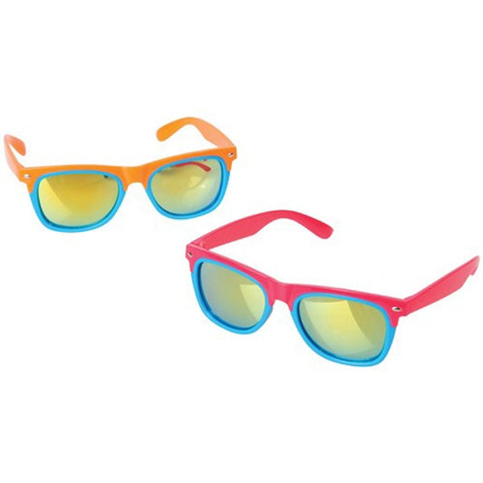Two-Tone Mirrored Toy Glasses