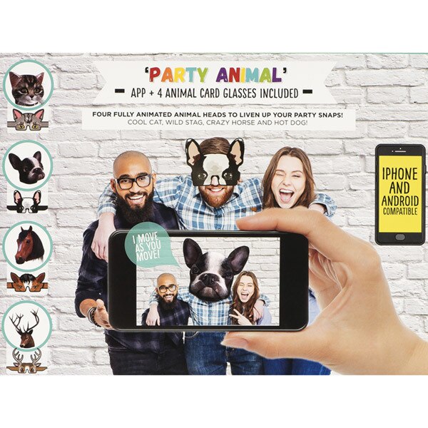 Over the Hill Party Animal Masks and App
