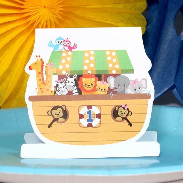 Birthday Direct's Noah's Ark 1st Birthday DIY Table Decoration
