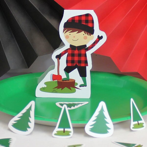 Birthday Direct's Little Woodsman Party DIY Table Decoration
