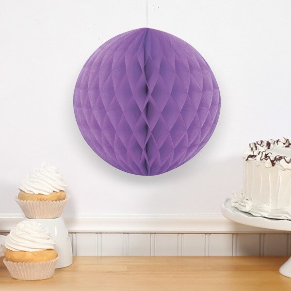 Tissue Honeycomb Ball Pretty Purple, 8 inch