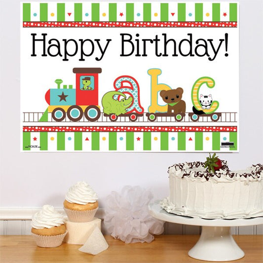 ABC Birthday Sign, 8.5x11 Printable PDF Digital Download by Birthday Direct