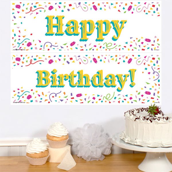 Birthday Direct's Fiesta Cactus Birthday Two Piece Banners