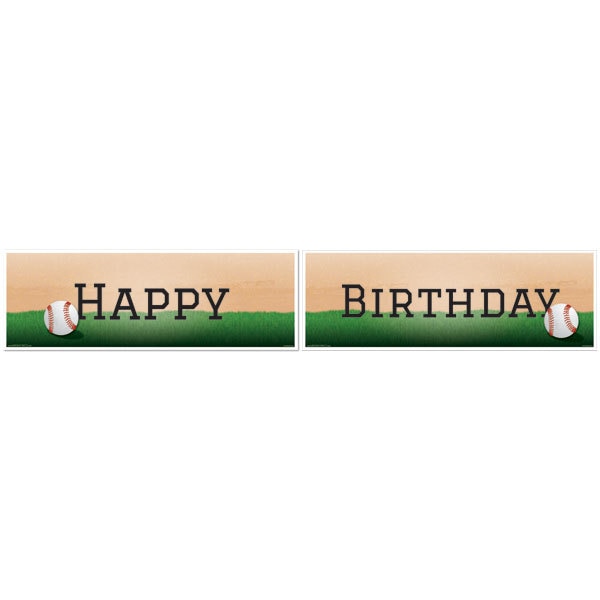 Birthday Direct's Baseball Birthday Two Piece Banners
