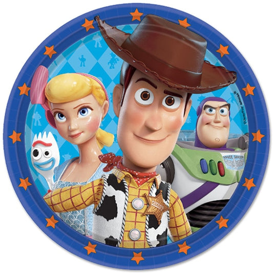 Disney Toy Story 4 Dinner Plates, 9 inch, 8 count