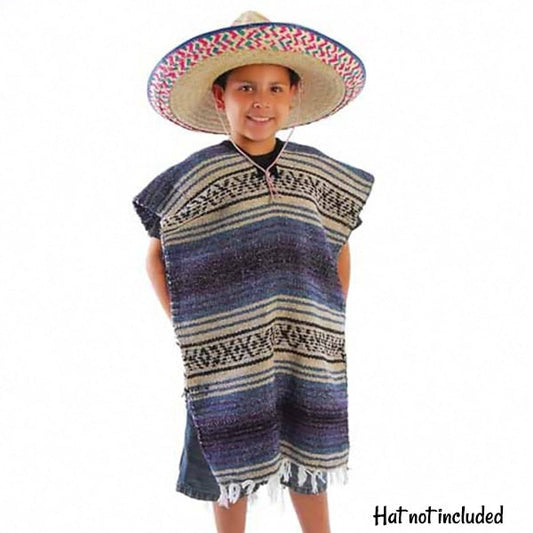 Striped Poncho - Child Size