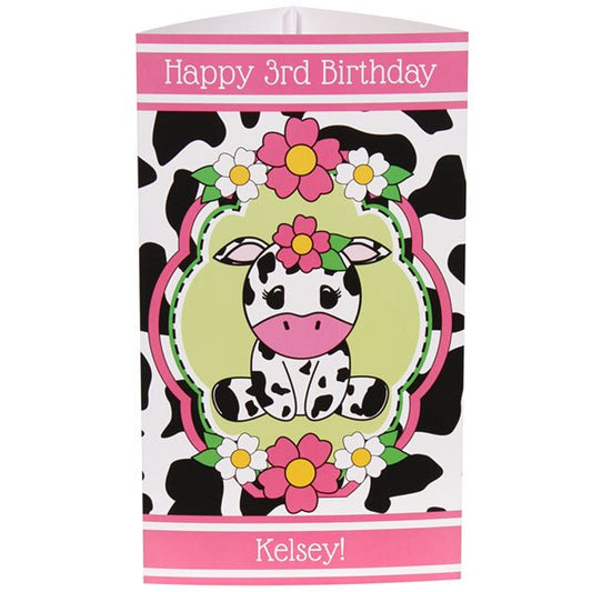 Birthday Direct's Cow Pink Party Custom Centerpiece