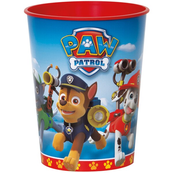 Paw Patrol Plastic Favor Cups, 16 ounce, set of 6
