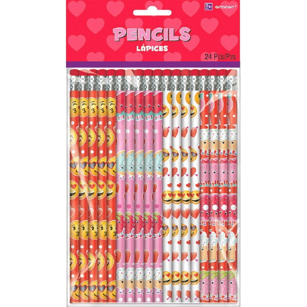 Sweetheart Pencils, favor, set of 24