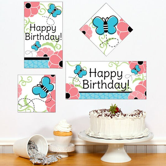 Birthday Direct's Butterfly Birthday Sign Cutouts
