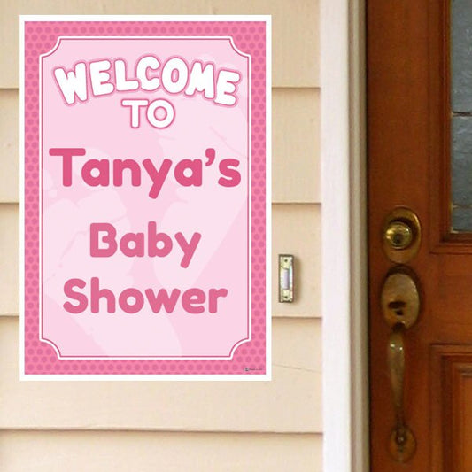 Birthday Direct's Girl Baby Shower Custom Door Greeter
