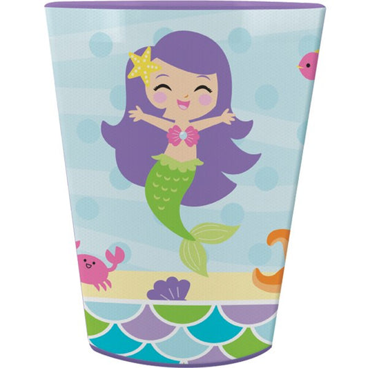 Little Mermaid Party Plastic Favor Cups, 16 ounce, set of 6