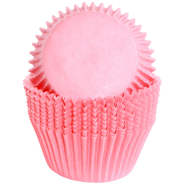 Cupcake Standard Size Greaseproof Paper Baking Cup Baby Pink, set of 16