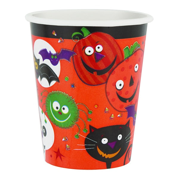 Halloween Spooky Smiles Cups, 9 oz, 8 ct