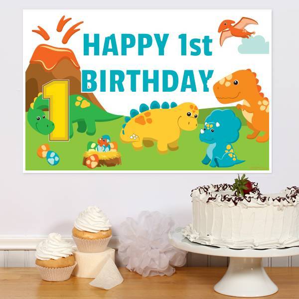 Birthday Direct's Little Dinosaur 1st Birthday Sign