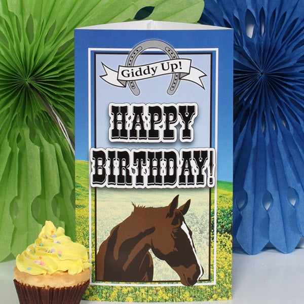 Birthday Direct's Horse Meadow Birthday Tall Centerpiece