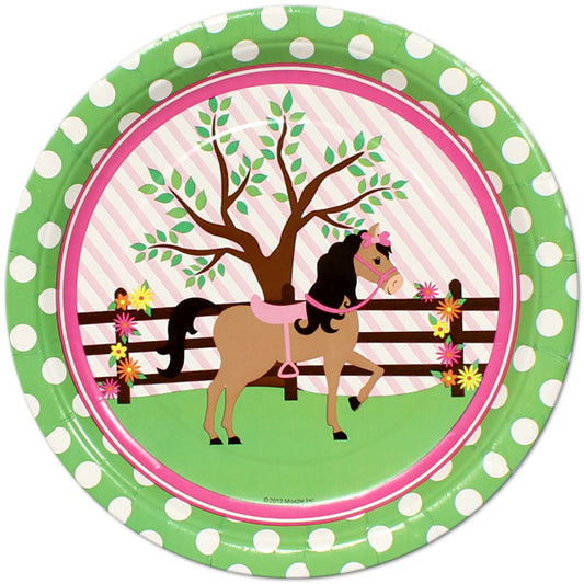 Playful Pony Party Lunch Plates