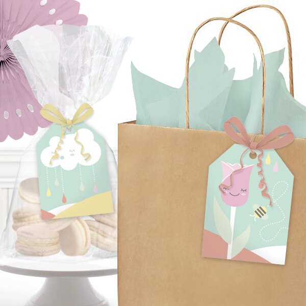 Birthday Direct's Sunshine Clouds Baby Shower Favor Tags