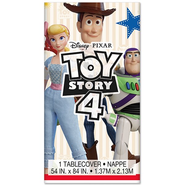 Disney Toy Story 4 Table Cover, 54 x 84 inch, each