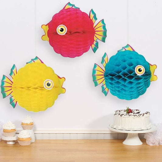 Bubble Fish Tissue Decoration, 12 inch, each
