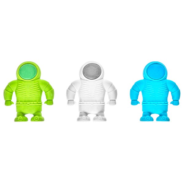 Astronaut Erasers, 1.74 inch, 3 count
