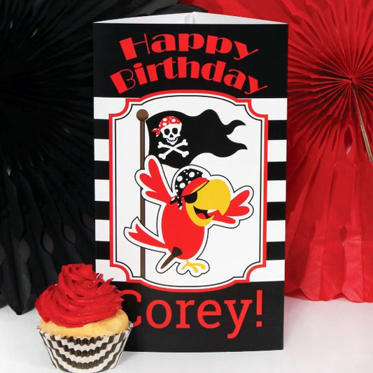 Birthday Direct's Parrot Pirate Birthday Custom Centerpiece