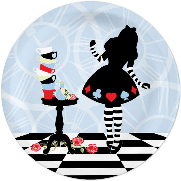 Alice in Wonderland Party Lunch Plates