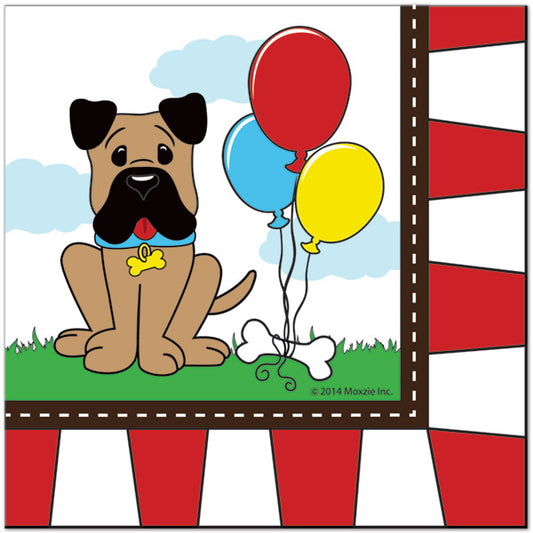Birthday Direct's Dog Party Lunch Napkins