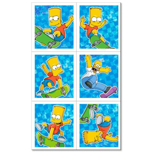 The Simpsons Stickers, set, 4 count