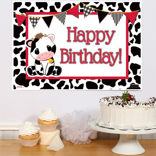 Birthday Direct's Cow Party Sign