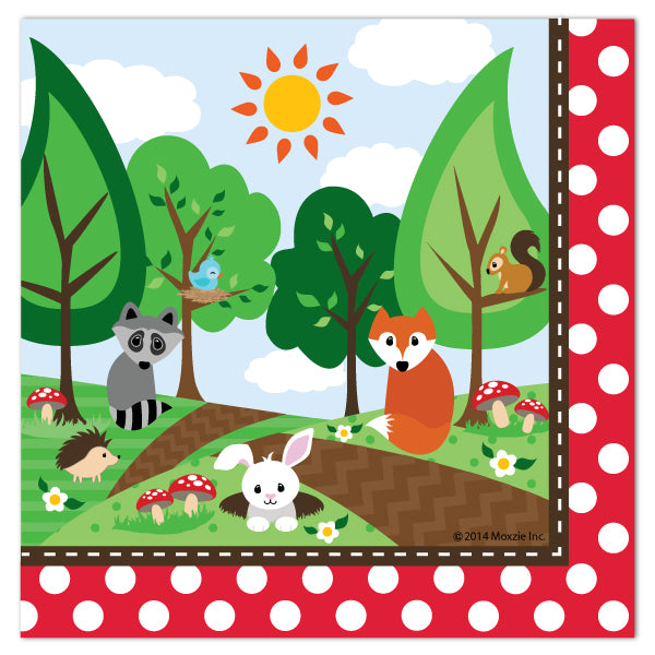 Birthday Direct's Woodland Party Lunch Napkins