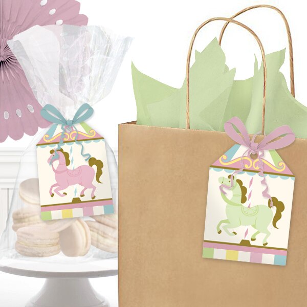 Birthday Direct's Carousel Horse Party Favor Tags