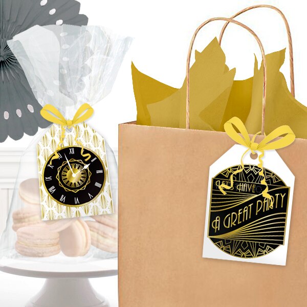 Birthday Direct's Roaring 20s Party Favor Tags