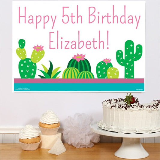 Birthday Direct's Cactus Party Custom Sign