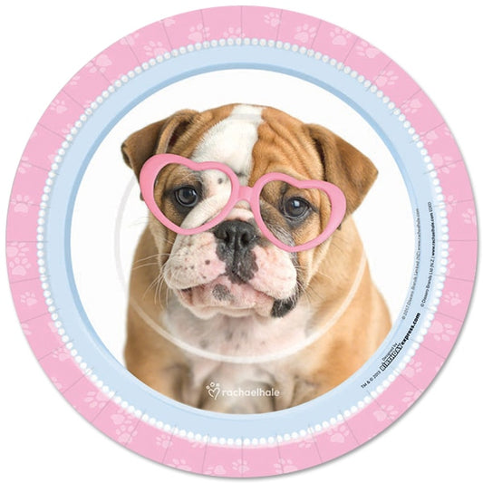 Rachael Hale Glamour Dogs Dinner Plates, 9 inch, 8 count
