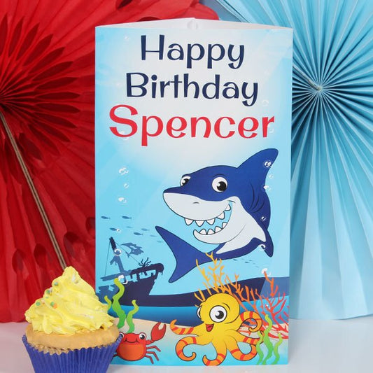 Birthday Direct's Shark Friends Birthday Custom Centerpiece