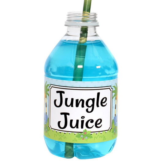Birthday Direct's Jungle Babies Party Water Bottle Labels