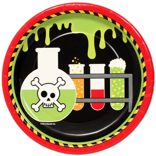 Mad Slime Scientist Party Lunch Plates