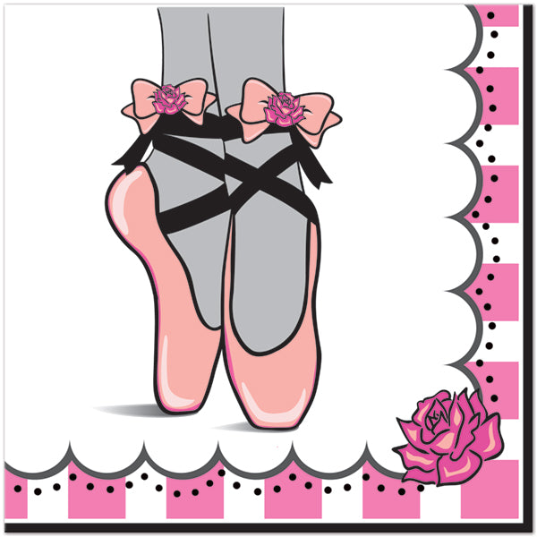 Birthday Direct's Ballerina Party Lunch Napkins