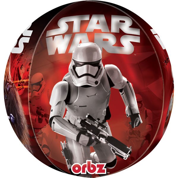 Star Wars The Force Awakens Orbz Balloon, 15x16 inch, each