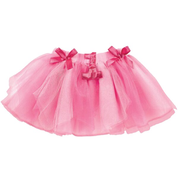 1st Birthday Pink Fabric Tutu, dress-up, each