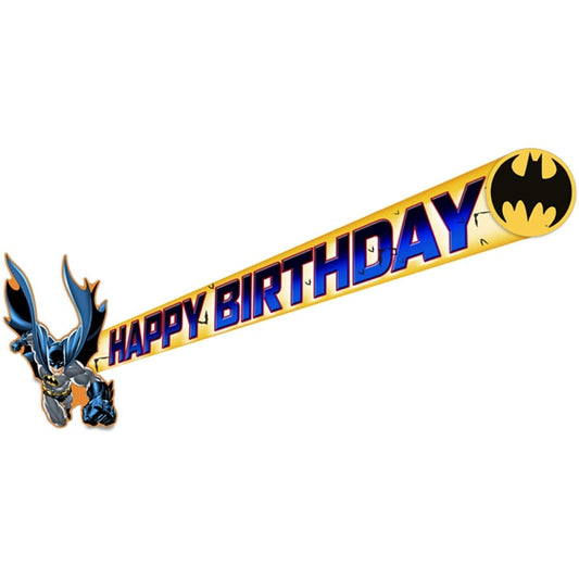 Batman Birthday Banner, 5 feet, each