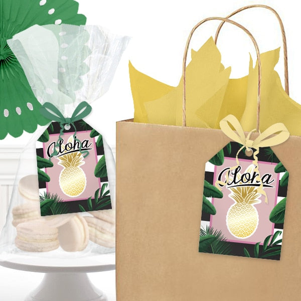 Birthday Direct's Pineapple and Palm Party Favor Tags