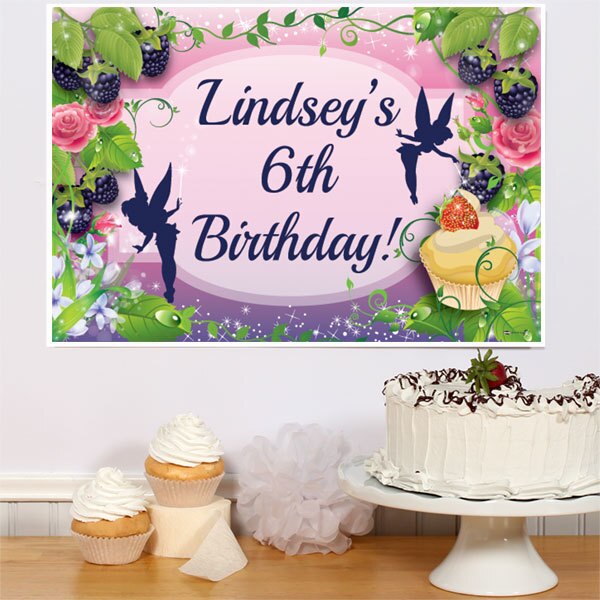 Birthday Direct's Fairy Garden Party Custom Sign